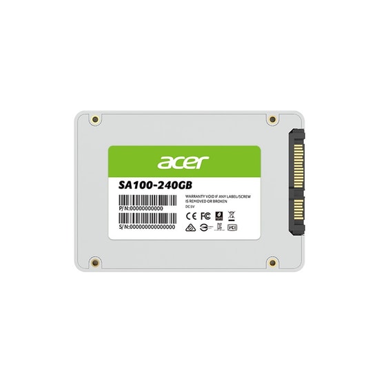 Acer SA100 240GB 2.5" SATA SSD (BL.9BWWA.102) - 560/500MB/s Yüksek Performanslı Solid State Disk - Hızlı ve Güvenilir