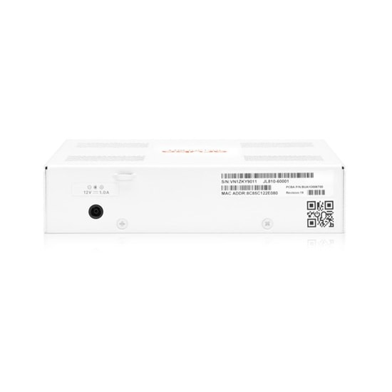 Aruba Instant On 1830-8G (JL810A) Switch - 8 Port Gigabit PoE, Toplam 30W PoE, Yönetilebilir Kompakt Güvenilir Anahtar