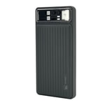 Nettech NT-PW27 25W 3 Çıkışlı 9000 mAh Taşınabilir Powerbank (NT-101064) - Gri, Hızlı Şarj, PD Desteği, Led Pil Gösterge