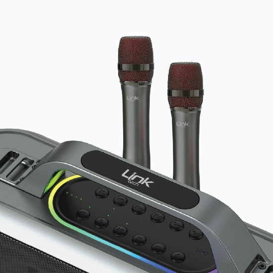 LinkTech M420 Premium Ekstra Bas Bluetooth Hoparlör - 180W RMS, Stereo Ses, Dahili Batarya, Kablolu/Kablosuz Bağlantı