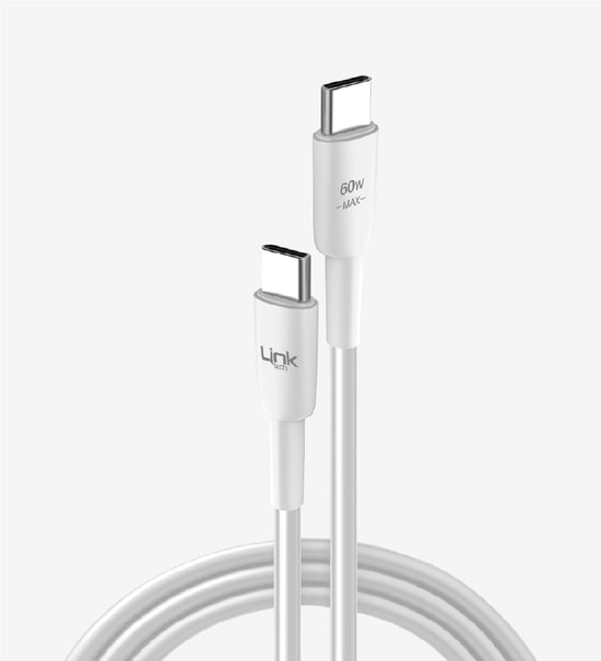 Linktech K609 Safe PD 60W Type-C Şarj ve Data Kablosu - 2 Metre, Alüminyum Alaşımlı, Hızlı Şarj, Güvenli Veri Aktarımı