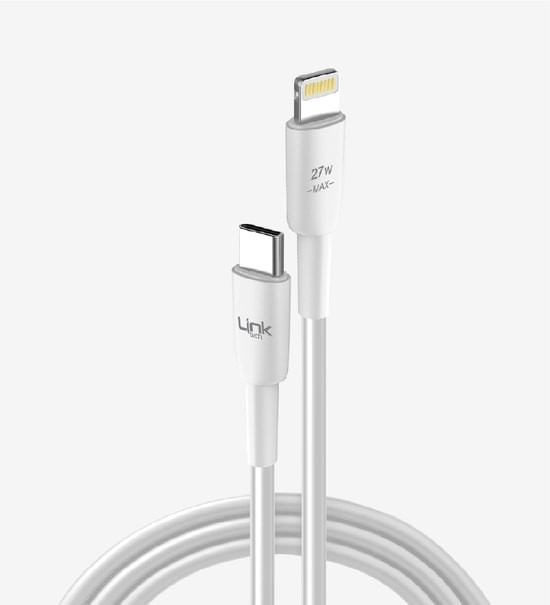 LinkTech K608 30W Type-C to Lightning PD Şarj Kablosu - 2000mm, 30W Hızlı Şarj Destekli, Dayanıklı Tasarım 2 Metre