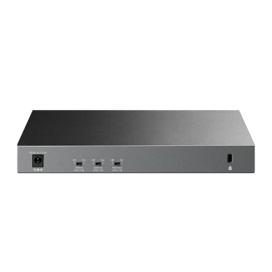 TP-Link LS1210GP 8 Port Gigabit PoE+ Switch - 1xRJ45 Uplink, 1xSFP Uplink, 61W, 250m Menzil, Metal Kasa Switch