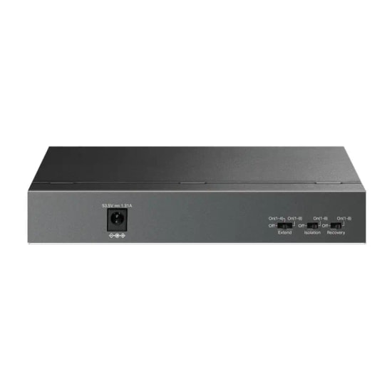 TP-Link LS109P 9 Port Masaüstü Switch: 8 PoE 63W, 1xUplink, 250m PoE Mesafe, Metal Kasa Tak Çalıştır Yönetilemez Anahtar