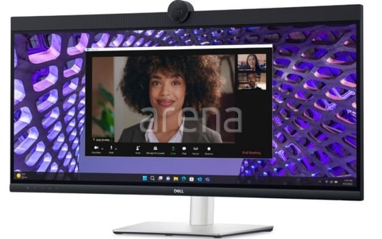 Dell P3424WEB 34" 3440x1440 5ms 60Hz Curved IPS Video Konferans Monitörü - HDMI, DisplayPort, USB-C Hub, VESA
