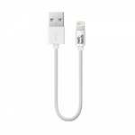 Nettech NT-26 20cm Lightning Şarj ve Data Kablosu (NT-27419) - Beyaz, Dayanıklı Plastik Tasarım, Hızlı Veri Aktarımı