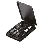 Nettech NT-DC04 Plastik 20 Cm Usb To Micro + Lightning + Type-C Şarj Ve Data Kablosu (Siyah)