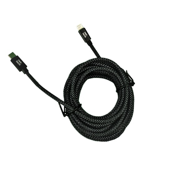 Nettech NT-DC11 PD 20W Type-C To Lightning 300cm İp Örgü Şarj ve Data Kablosu - Siyah, Hızlı Şarj Desteği