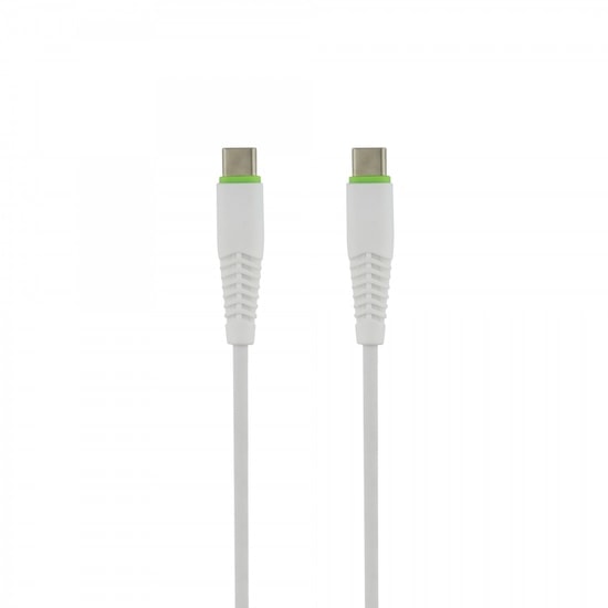 Helt HT-DC09 Plastik 120 Cm Type-C To Type-C Şarj ve Data Kablosu (NT-31287) - Beyaz, Hızlı Şarj, Dayanıklı Tasarım