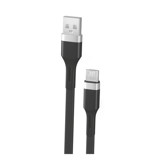 Teknonet TN-DC01 Plastik 100 Cm Micro USB Şarj ve Data Kablosu (NT-92567) - Siyah, 12W Hızlı Şarj, Dayanıklı Yapı