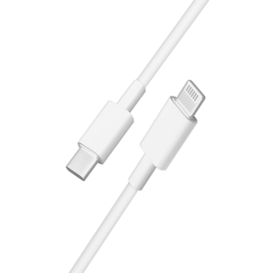 Teknonet TN-DC15 20W PD Type-C To Lightning Şarj ve Data Kablosu (NT-92581) - 100 cm, 20W Hızlı Şarj, Beyaz, Dayanıklı