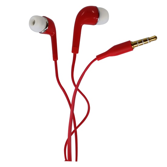 Nettech NT-112 Kırmızı 3.5mm Jack Girişli Kulak İçi Kulaklık - 100cm Kablo, Mikrofonlu, Kumandalı, 80dB, Dinamik Sürücü