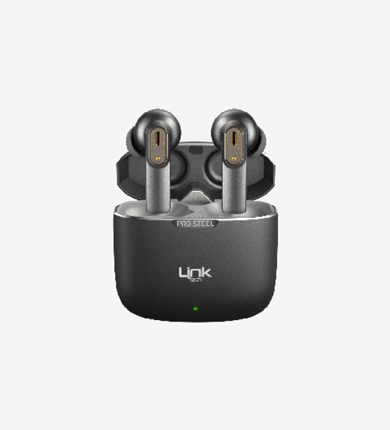 LinkTech SE20 Steel Pro ENC Premium TWS Bluetooth 5.0 Kulaklık (LPH-SE20) - Metal Tasarım, 32 Saat Pil, Gürültü Önleme