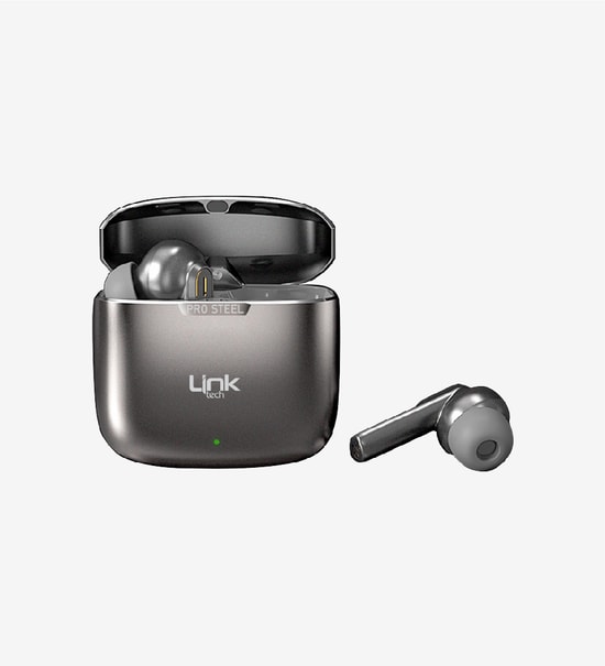 LinkTech SE20 Steel Pro ENC Premium TWS Bluetooth 5.0 Kulaklık (LPH-SE20) - Metal Tasarım, 32 Saat Pil, Gürültü Önleme