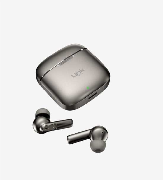 LinkTech SE20 Steel Pro ENC Premium TWS Bluetooth 5.0 Kulaklık (LPH-SE20) - Metal Tasarım, 32 Saat Pil, Gürültü Önleme