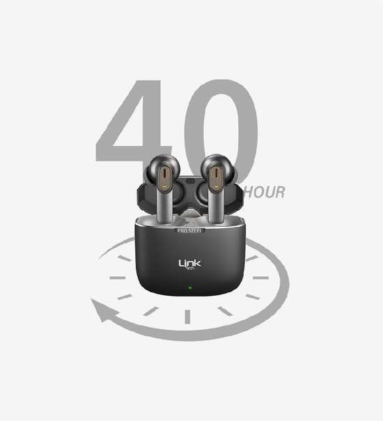 LinkTech SE20 Steel Pro ENC Premium TWS Bluetooth 5.0 Kulaklık (LPH-SE20) - Metal Tasarım, 32 Saat Pil, Gürültü Önleme