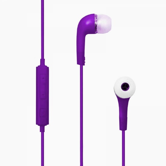 Nettech NT-112 Mor 3.5mm Jack Girişli Kulak İçi Kulaklık - Yüksek Ses Kalitesi, Ergonomik Tasarım, Konforlu Kullanım