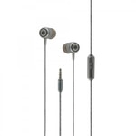 Nettech NT-37 Gri 3.5mm Jack Girişli Mikrofonlu Kulak İçi Kulaklık - 105dB Ses Çıkışı, 100cm Kablo, Medya Kontrol Tuşlu