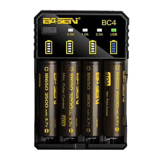 Sertec B04 Pro Akıllı Pil Şarj Aleti (Siyah) - Lityum, Ni-MH/Ni-CD Uyumlu, Korumalı ve Hızlı Şarj