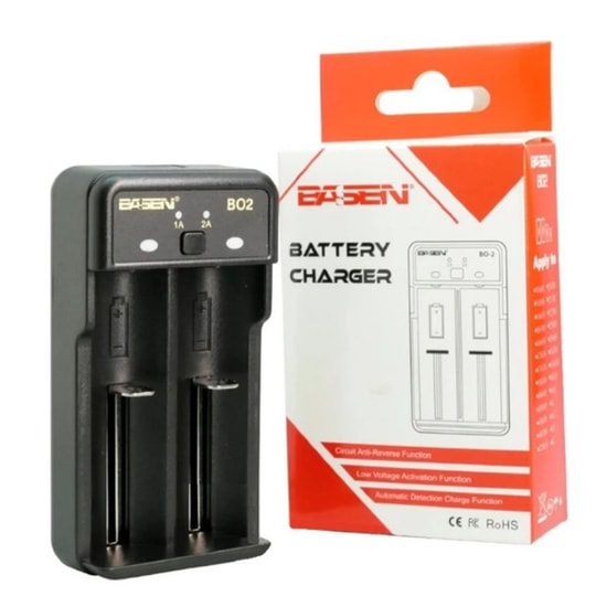 Basen B02 Adaptörlü Akıllı Pil Şarj Aleti: 3400 mAh Li-ion Piller İçin Evrensel Şarj Cihazı - NT-103596