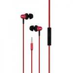 Helt HT-117 Kırmızı 3.5mm Jack Girişli Kulak İçi Kulaklık - Yüksek Ses Kalitesi, Ergonomik Tasarım