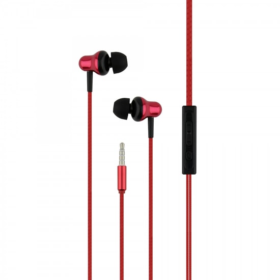 Helt HT-117 Kırmızı 3.5mm Jack Girişli Kulak İçi Kulaklık - Yüksek Ses Kalitesi, Ergonomik Tasarım
