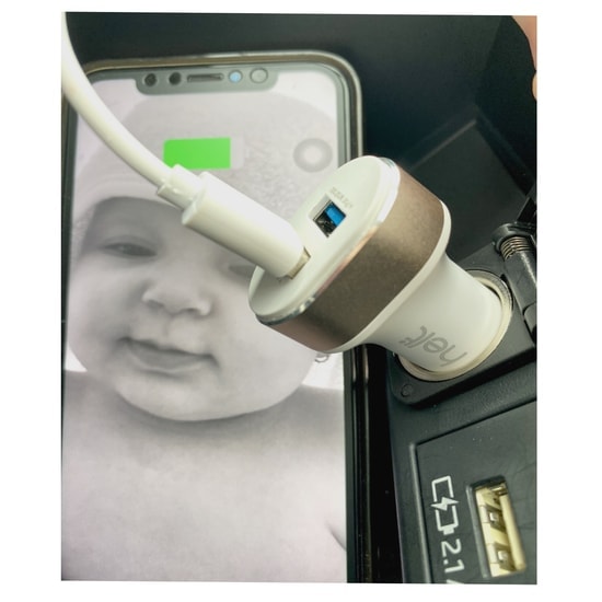 Helt HT-16 5W 2 Çıkışlı Micro USB Kablolu Araç Şarj Aleti (NT-14573) - Beyaz, 10.5W Güç, Çift USB-A Çıkışlı, Hızlı Şarj