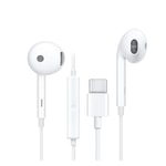 Oppo MH135 Type-C Girişli Beyaz Kulak İçi Kulaklık - 120cm Kablolu, Kumandalı, Mikrofonlu, 106 dB