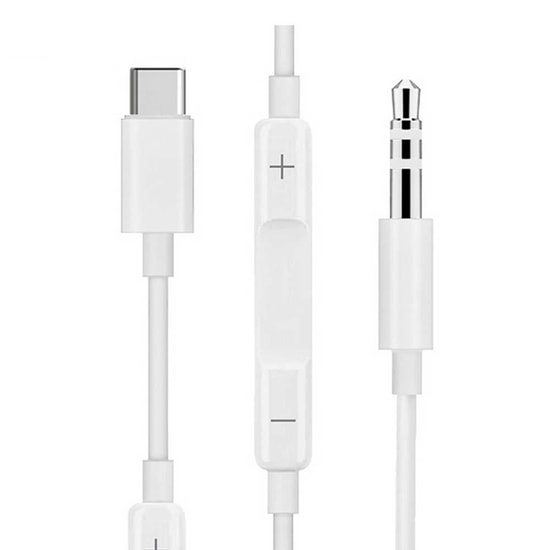 Nettech JH-071 Beyaz Plastik 100cm Type-C to Aux Ses Kablosu (NT-96489) - Müzik ve Araç Uyumluluğu
