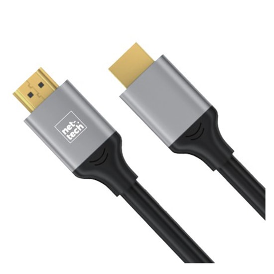 Nettech NT-HD02 4K HDMI Kablo 3 Metre - Plastik, Yüksek Hızlı 60Hz, 3D, Ethernet, Full HD