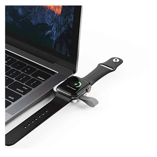 Wiwu M16 Mini Akıllı Saat 12W Beyaz Kablosuz Şarj Aleti (NT-103812) - Manyetik, Masaüstü, 2.5W Güç, Apple Uyumlu