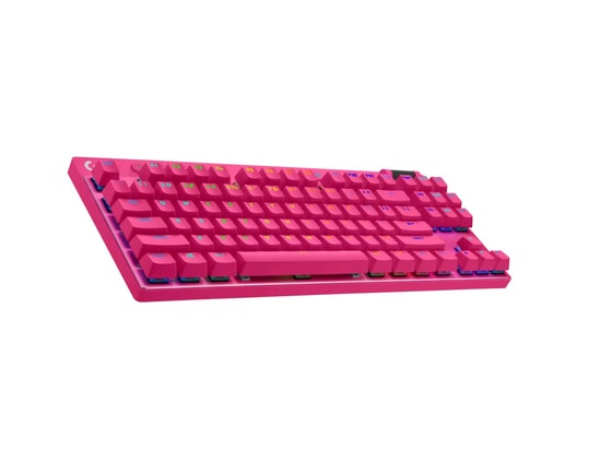 Logitech G Pro X Tkl Lightspeed Kablosuz Lightsync Rgb Pbt Tuş Başliklari İle İngilizce Oyun Klavyesi - Pembe 920-012159