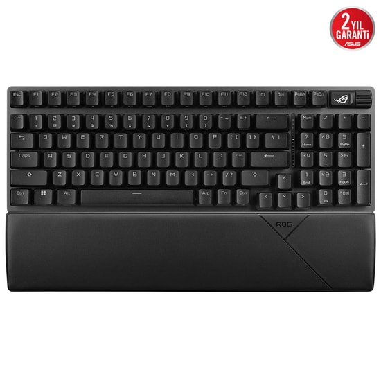 Asus Rog STRIX SCOPE II 96 Wireless Oyuncu Klavyesi 3 Farkli Bağlanti Türkçe Tuş Dizilimi (2.4ghz Rf Bluetooth Kablolu)