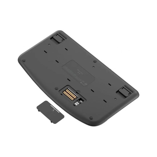 Logitech Wave Keys Grafit Türkçe Q Kablosuz Ergonomik Klavye (920-012311) - Bluetooth ve USB 2.4GHz, Bilek Destekli