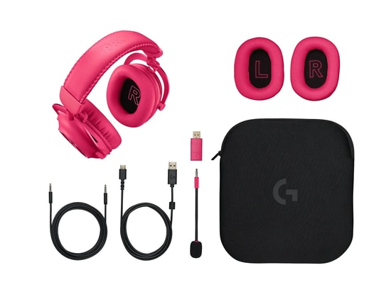 Logitech G Pro X 2 Lightspeed Kablosuz Bluetooth Gaming Headset - Magenta 981-001275 Kulaklık