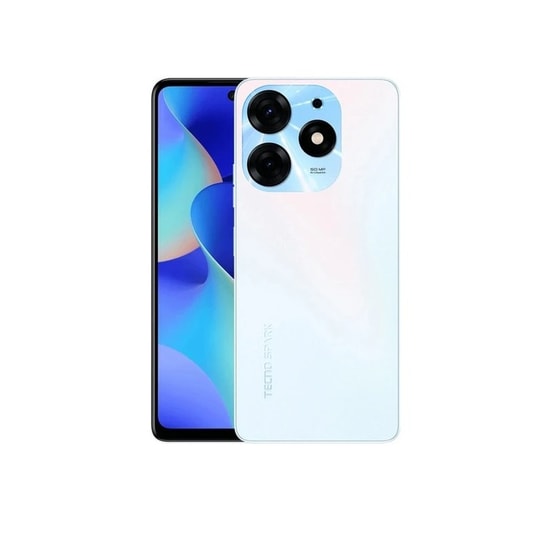 Tecno Spark 10 Pro (Beyaz, 128GB) - 8GB RAM, 6.8" FHD+ Ekran, 50MP Kamera, Hızlı Şarj, Android 13, Türkiye Garantili