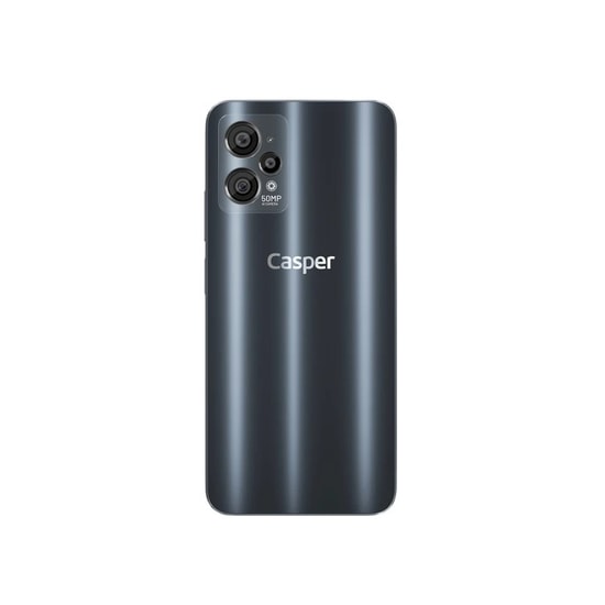 Casper Via X30 Antrasit Gri 128 GB Akıllı Telefon - 8GB RAM, 50MP Kamera, NFC, 4600mAh Pil, 30W Hızlı Şarj