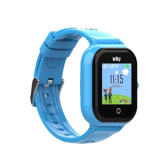 Wiky Watch 4S Mavi Akıllı Çocuk Saati - GPS Takip, Görüntülü Arama, SOS, Güvenli Alan, Su Geçirmez, Dokunmatik Ekran