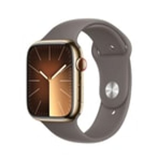 Apple Watch Series 9 GPS+Cellular 45mm Gümüş Paslanmaz Çelik Kasa ve Fırtına Mavisi Spor Kordon M/L 64GB Akıllı Saat