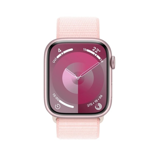 Apple Watch Series 9 Cellular 45mm Pembe Alüminyum Kasa ve Pembe Spor Loop Akıllı Saat - 64 GB, Türkiye Garantili