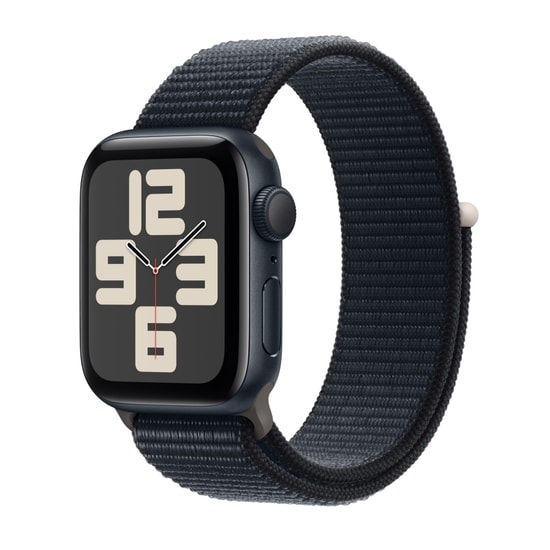 Apple Watch SE 2 2023 Cellular 40mm Gece Yarısı Alüminyum Kasa ve Spor Loop Akıllı Saat - GPS, 1.57", 32GB, TR Garantili