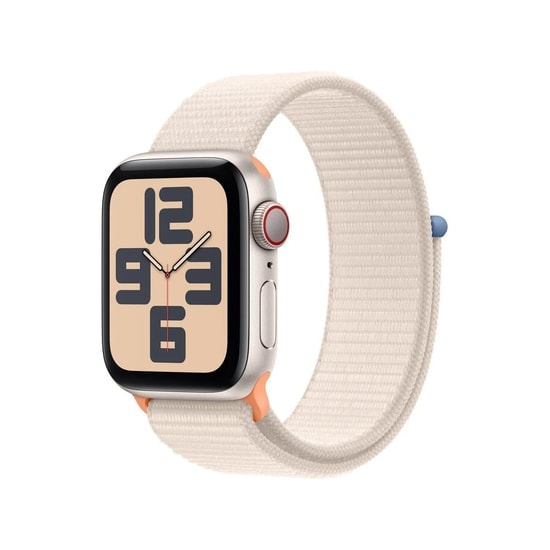 Apple Watch SE 2 2023 Cellular 40mm Yıldız Işığı Alüminyum Kasa ve Spor Loop Akıllı Saat - 1.57", 32GB, OLED, TR Garanti