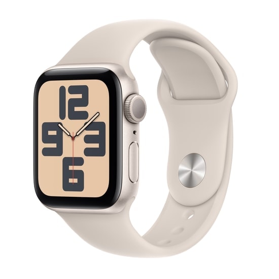 Apple Watch SE 2 2023 Cellular 40mm Yıldız Işığı Alüminyum Kasa ve Spor Kordon Akıllı Saat - GPS, TR Garanti, 32GB, OLED
