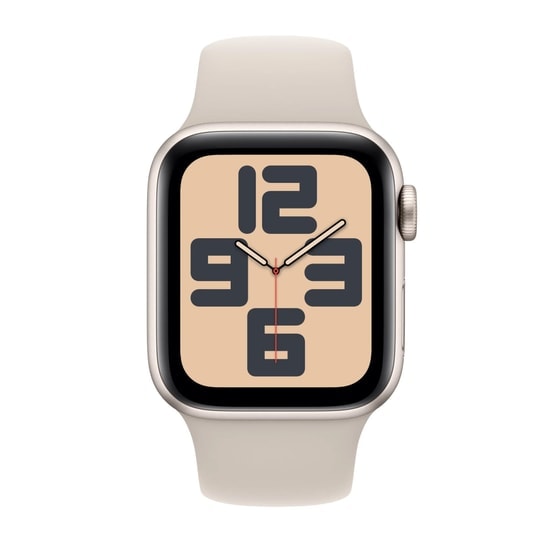 Apple Watch SE 2 2023 Cellular 40mm Yıldız Işığı Alüminyum Kasa ve Spor Kordon Akıllı Saat - GPS, TR Garanti, 32GB, OLED