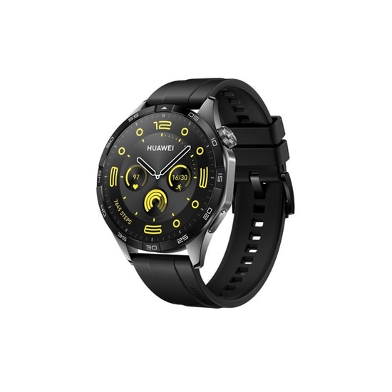 Huawei Watch GT4 46mm Siyah Akıllı Saat - 2 Hafta Pil, 1.43" Ekran, HarmonyOS, Gelişmiş Sağlık Takibi