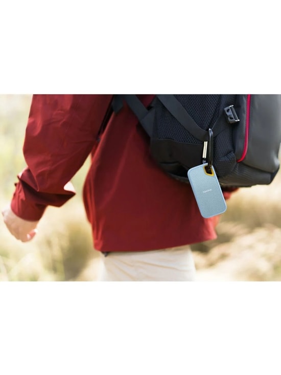 SanDisk Extreme V2 Portable 1TB Sky Blue Mavi Renk Harici SSD (SDSSDE61-1T00-G25B) - 1050MB/s Okuma, 1000MB/s Yazma Hızı