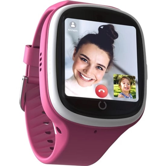 Bilicra Connect Pembe Akıllı Çocuk Saati - GPS, Görüntülü Görüşme, IP67 Suya Dayanıklı, 800 mAh Batarya