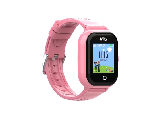 Wiky Watch 4S Pembe Akıllı Çocuk Saati - 1.4" IPS Ekran, GPS Takip, Görüntülü Arama, Su Geçirmez, Dokunmatik Ekran