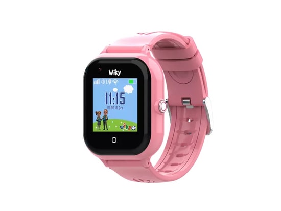 Wiky Watch 4S Pembe Akıllı Çocuk Saati - 1.4" IPS Ekran, GPS Takip, Görüntülü Arama, Su Geçirmez, Dokunmatik Ekran