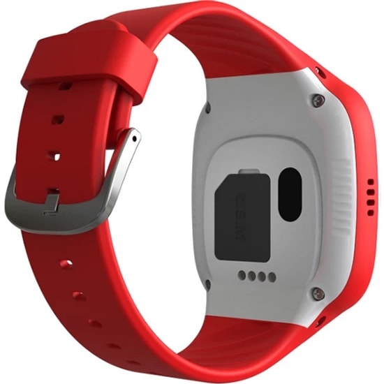 Bilicra Connect Kırmızı Akıllı Çocuk Saati - 1.4" IPS Ekran, 2MP Kamera, Güvenli Arama, Çocuk Takip Fonksiyonu